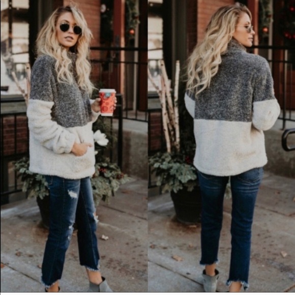 Doe & Rae Tops - Doe & Rae Fuzzy Pullover